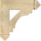 Ekena Millwork Merced Arts & Crafts Rough Sawn Bracket, Douglas Fir, 4"W x 18"D x 18"H BKT04X18X18MRC03RDF - alternate 4